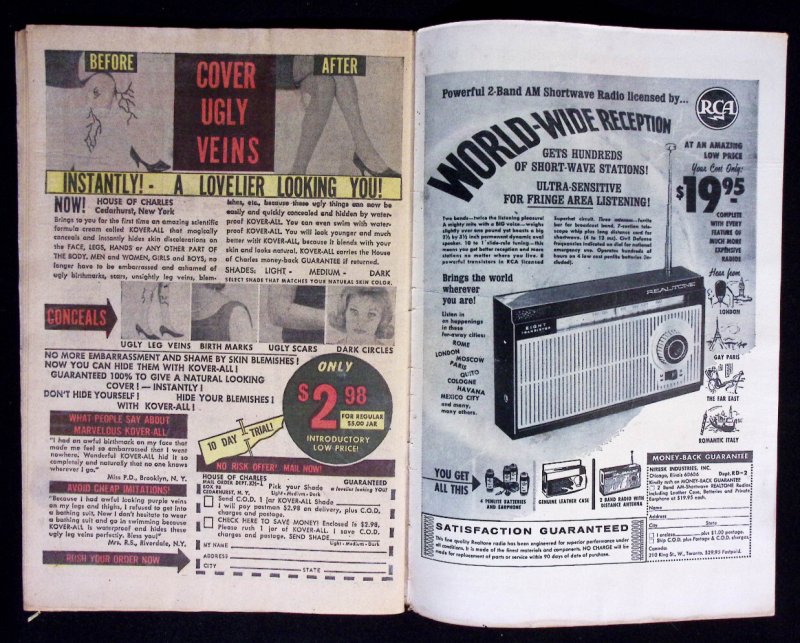 Patsy Walker #118 Paper Doll Pages December 1964 Stan Lee Romance Marvel Comics