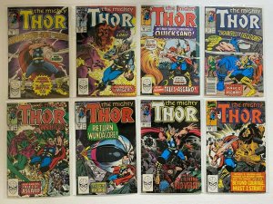 Thor comic lot 39 diff from:#400-449 avg 7.0 (1989-92)