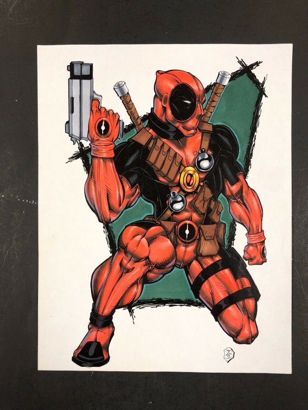 Enrique Savory Deadpool Commission Piece 