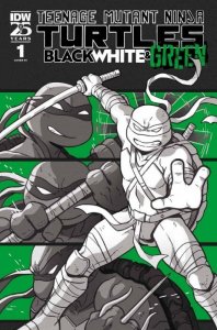 Teenage Mutant Ninja Turtles: Black, White, And Green #1C VF/NM ; IDW | 1:10 Var