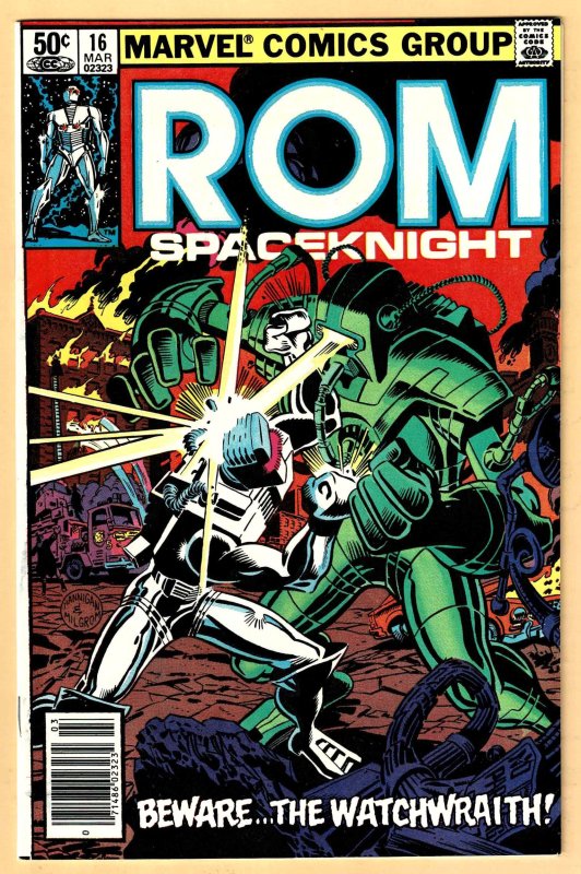 Rom #16 (1981) FN (6.0) NEWSSTAND, Boarded Combine!