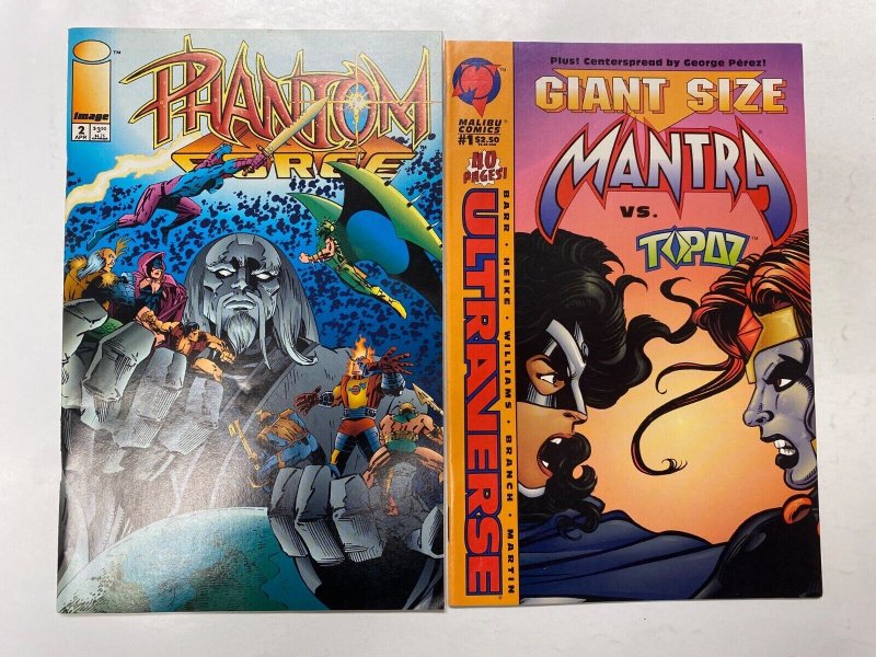 6 IMAGE comic books Darker Image Next Men Phantom Force Giant Mantra 13 KM32