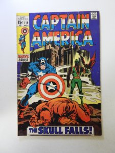 Captain America #119 (1969) VG condition stains back cover