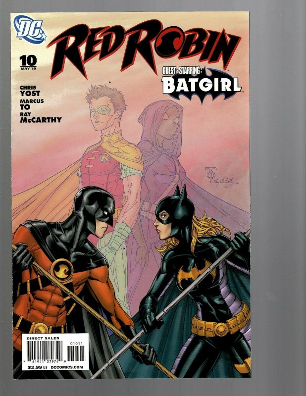12 DC Comics Red Robin # 1 2 3 4 5 6 7 8 9 10 11 12 J439