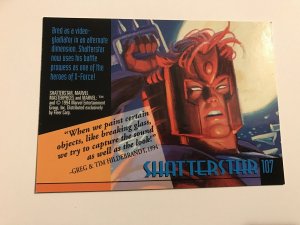 SHATTERSTAR #107 card : 1994 Marvel Masterpieces, NM; Hilderbrandt art