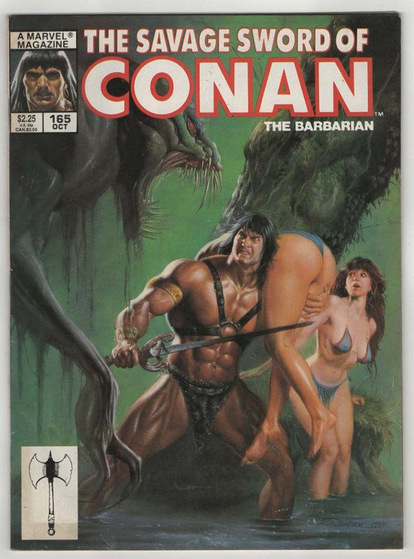 The Savage Sword of Conan #165 Chuck Dixon VF-