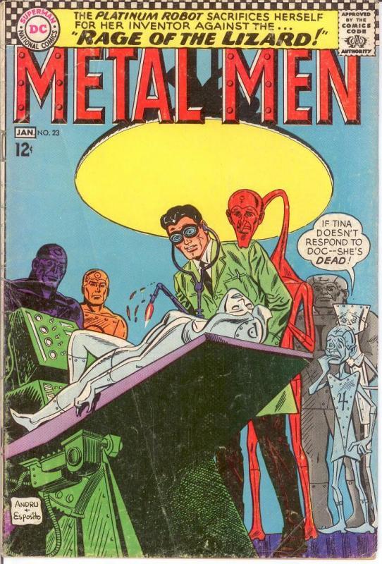 METAL MEN 23 G-VG Jan. 1967 COMICS BOOK