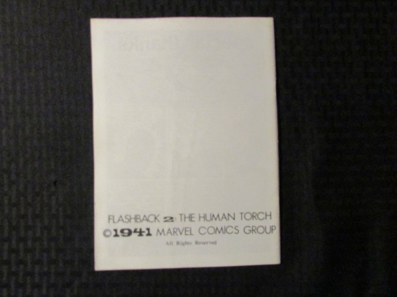 1970's FLASHBACK #2 FVF 7.0 Reprint Human Torch #5 Sub-Mariner 