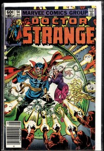 Doctor Strange #54 Newsstand Edition (1982) Doctor Strange