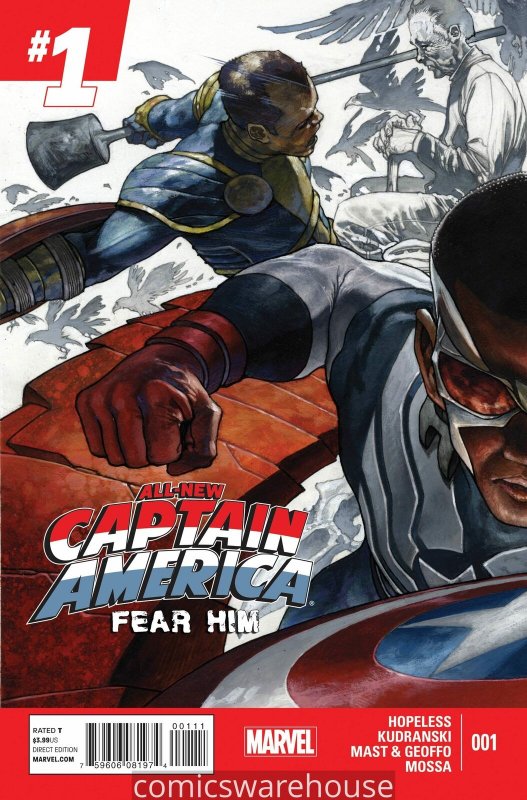 ALL NEW CAPTAIN AMERICA FEAR HIM (2014 MARVEL) #1 NM