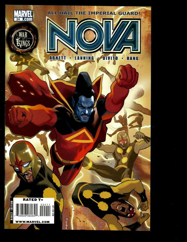 Lot Of 6 Nova Marvel Comics # 24 25 26 27 28 29 War Of Kings Avengers Thor SM2