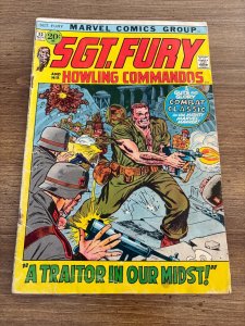 Sgt. Fury & His Howling Commandos # 93 VG Marvel Comic Book Strucker 8 J367