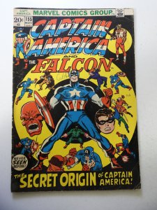 Captain America #155 (1972) VG- Condition moisture stain