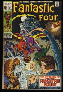 Fantastic Four #94 FN 6.0 1st Appearance Agatha Harkness!