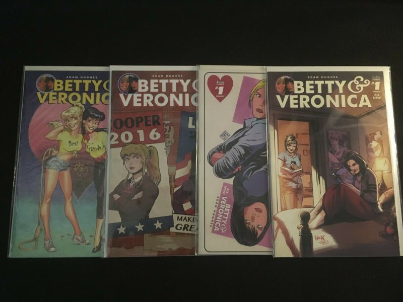 BETTY & VERONICA #1(Nine Variant Covers), 2(Three Variant Covers) VFNM Cond.