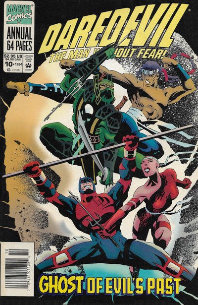Daredevil Annual #10 (Newsstand) VG ; Marvel | low grade comic Elektra 1994 Ghos