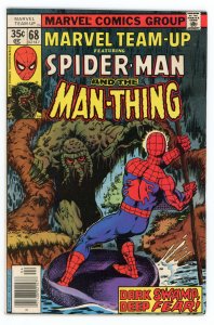 Marvel Team-Up #68 john Byrne Spider-Man Man- Thing VF+