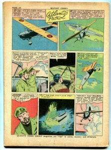 MILITARY COMICS #15- Blackhawk- Hitler appearance- coverless reading copy