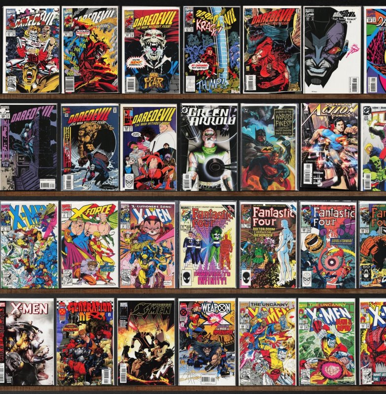 Huge Lot 140+ Comics with Daredevil, X-Factor, Avengers, Fantastic Four & More!