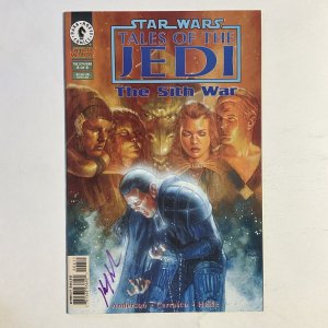 Star Wars Tales Of The Jedi 6 1996 Signed by Kevin Anderson Dark Horse Vf