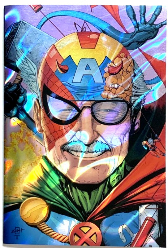 TRIBUTE STAN LEE MEGACON EXCLUSIVE VARIANT RAW/FOIL/SKETCH SET W/NUMBERED COA NM
