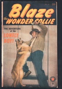 Blaze the Wonder Collie #3 1950-Photo cover.-Scarce final issue-Dust shadows ...