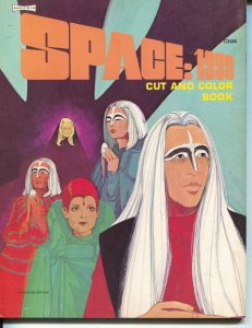 Space:1999 Cut and Color Book C2484 1975-Saalfield-uncut & uncolored-VF 