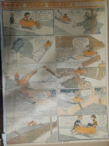 Bobby Make Believe by Frank King 1/12/1919 Full Size ! Very Rare Fantasy Strip