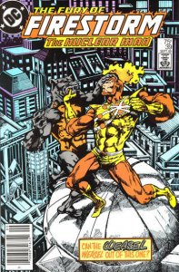 Fury of Firestorm, The #39 (Newsstand) FN ; DC | Gerry Conway Weasel