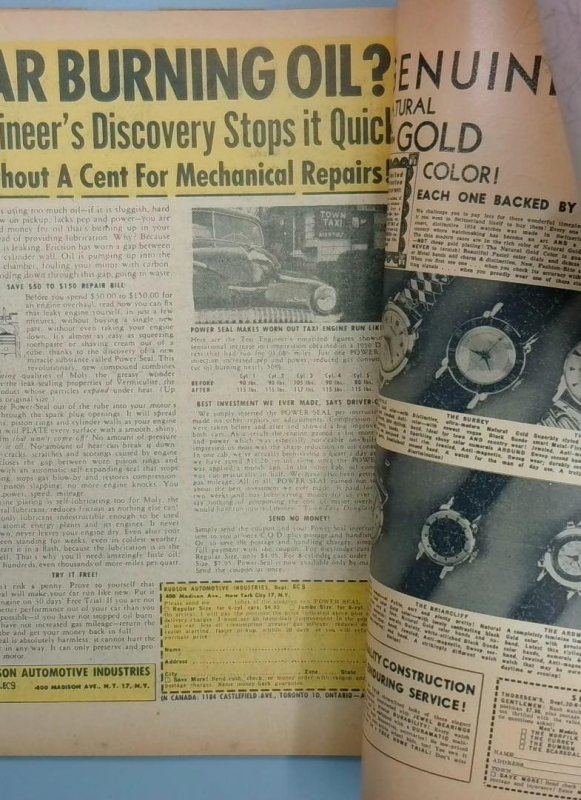 Vault of Horror #40 GD+ PreCode Horror EC 1954 Tape Inside