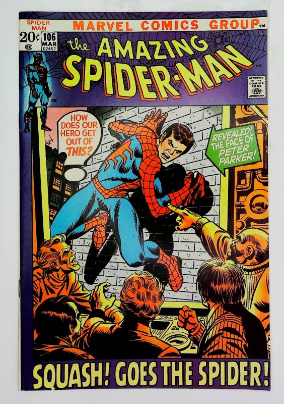 Amazing Spider-Man (1963 series)  #106, VF- (Actual scan)