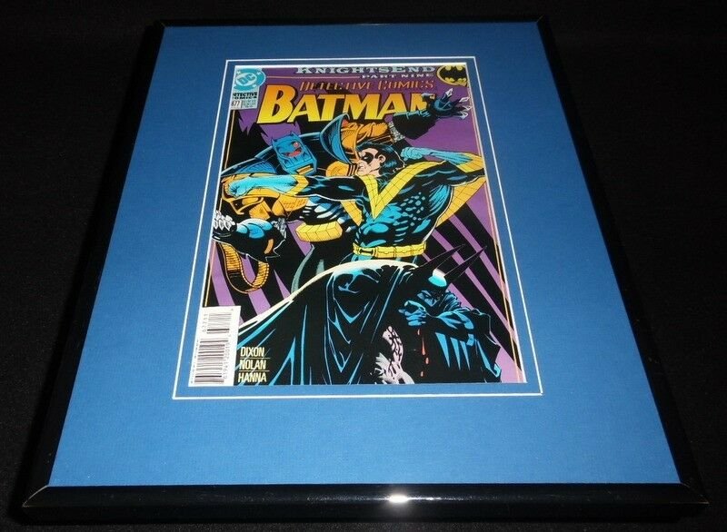 Detective Comics #677 1994 DC Framed 11x14 ORIGINAL Comic Book Cover Knights End 