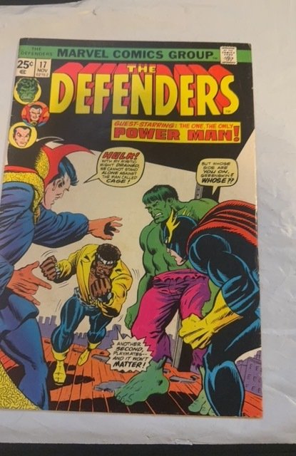 The Defenders #17 (1974)Wrecking crew and Luke cage