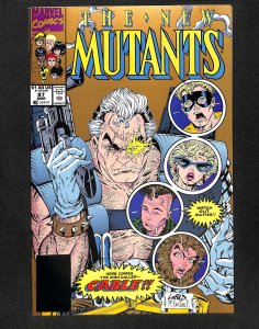 New Mutants #87 NM 9.4 2nd Print 1st Cable!