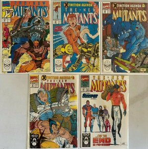 New mutants comic lot from:#2-99 35 difference avg 7.0 (range 6.0-8.0) (1983-91)