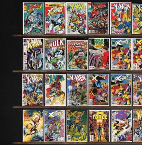 Huge Lot 140+ Comics with X-Force, X-Men, X-Factor, Brigade, Star Trek & More!