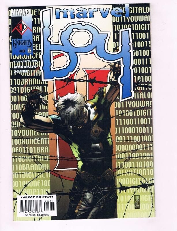 Lot Of 4 Marvel Boy Marvel Knights Comic Books # 1 2 3 4 Morrison Jones CH15