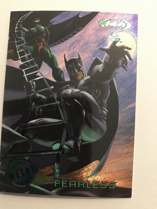 FEARLESS #92 card : BATMAN FOREVER Metal 1995 Fleer; NM/M, Robin | Comic  Collectibles - Trading Cards - Comic / HipComic