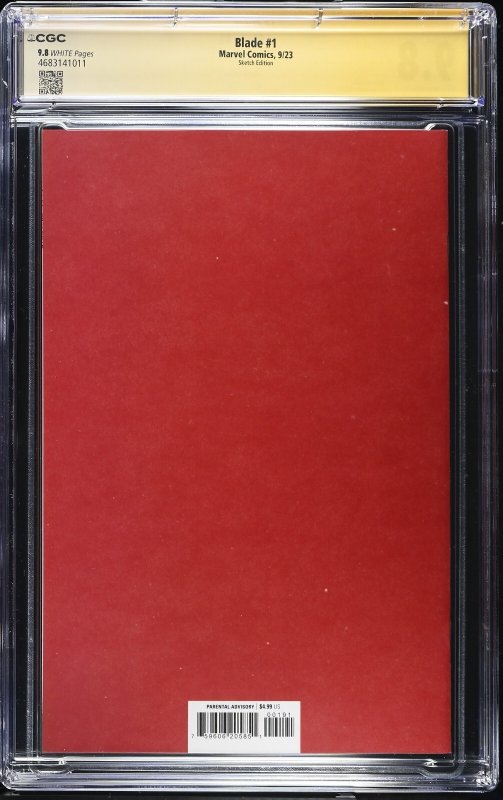 Blade (2023) # 1 (CGC 9.8 SS) Signed & Sketch Tim Vigil