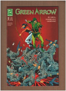 Green Arrow #12 DC Comics 1988 Mike Grell NM- 9.2