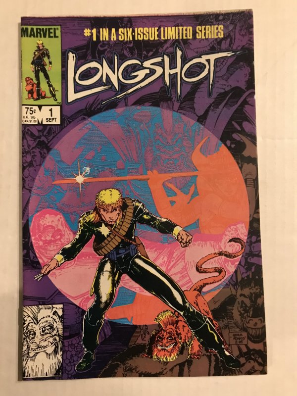 Longshot #1 : Marvel 9/85 VG; Arthur Adams art, mini, x-men