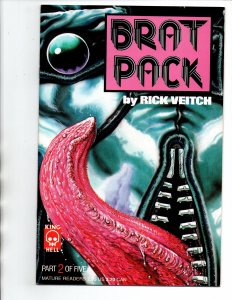 Brat Pack #1 2 3 4 & 5 Complete Set - Superhero Parody - Veitch - 1990 - VF/NM