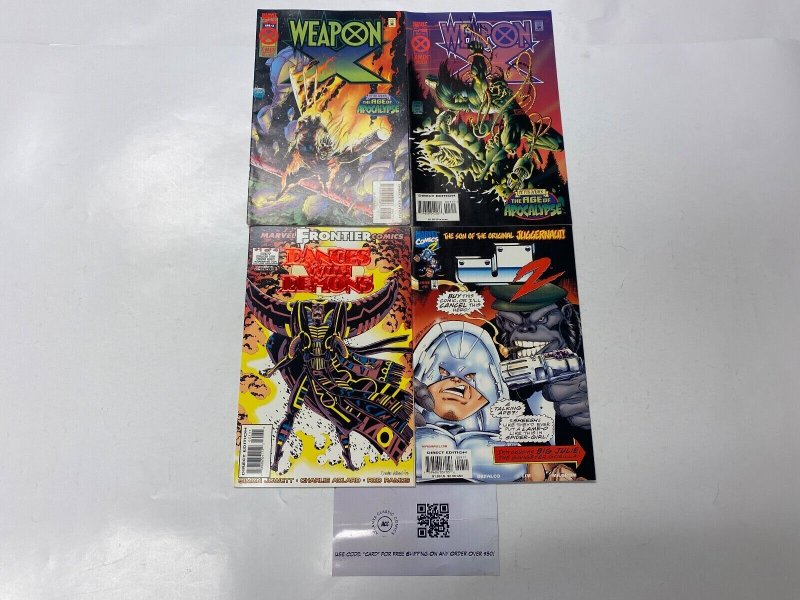 4 MARVEL comic books Weapon X #2 3 Dances With Demons #1 J2 #9 93 KM11