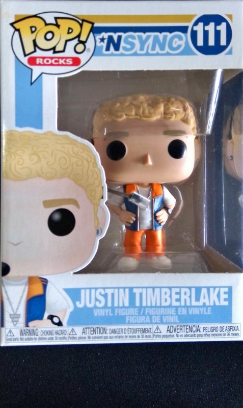 Funko POP! Rocks: NSYNC - Justin Timberlake Vinyl Figure 111 FC8