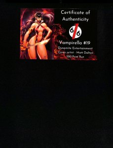 Vampirella #19 Matt Dalton Virgin Variant