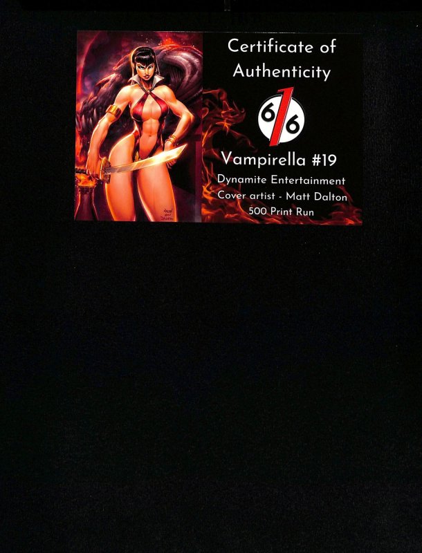 Vampirella #19 Matt Dalton Virgin Variant
