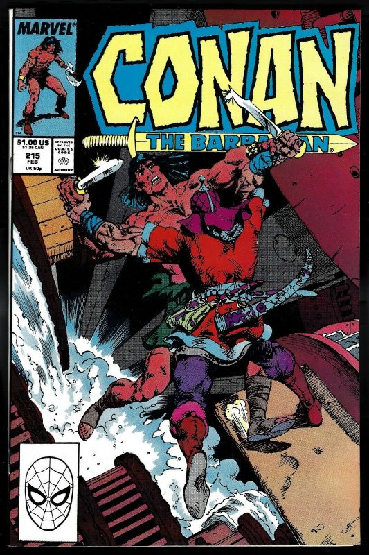 Conan the Barbarian 215 NM+ 9.6 Marvel 1989 Uncertified FREE SHIP