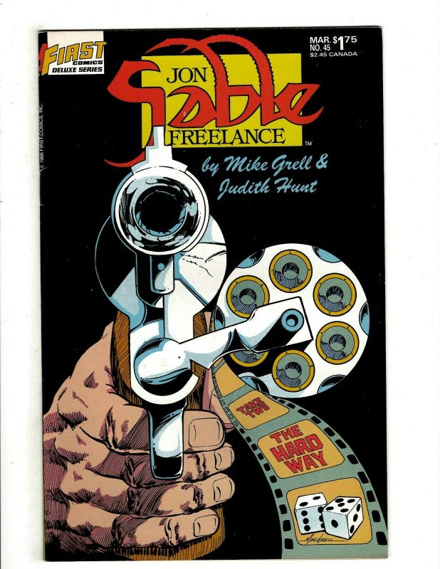 12 Jon Sable Freelance First Comics # 31 32 39 42 43 44 45 46 47 48 50 52 HG4