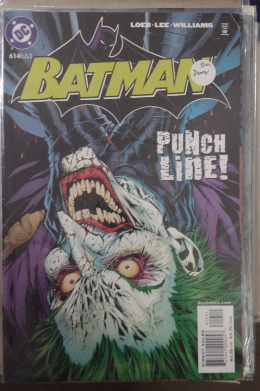Batman # 614 2003 DC comics JEPH LOEB JIM LEE  HUSH PT 7    joker low grade