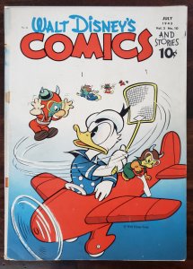 Walt Disney's Comics and Stories 34 July 1943 Vol 3 No 10 centerfold is ...